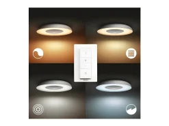 Plafón LED 27W White Ambiance Hue Still Gris