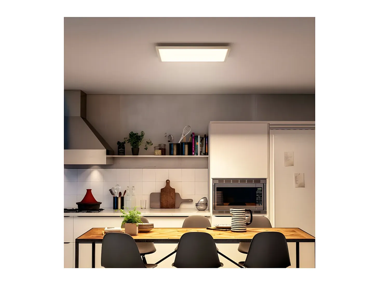 Plafón LED White Ambiance 24.5W Cuadrado Hue Aurelle Blanco