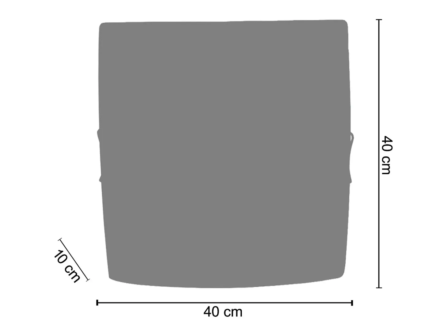 Plafón TOSEL ,vidrio,Aluminio,A10xD40xP40cm
