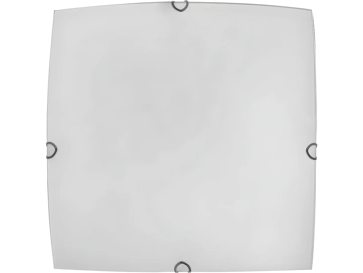 Plafon Cuadrado Modelo Ayla Blanco 3 Luces