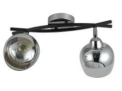 Plafon De 2 Focos Orientables Modelo Denali Cromo