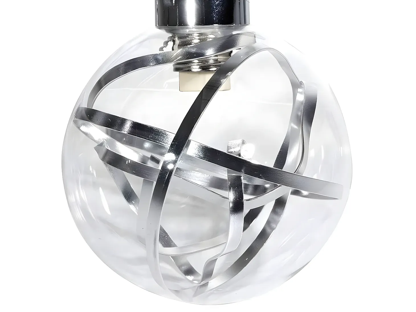 Plafon De 6 Luces Modelo Varanasi Cromo