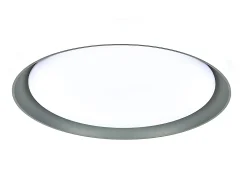 Plafon De La Serie Luanda 96w Gris Con Control Remoto De