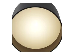Planet Foco empotrable de techo LED integrado negro