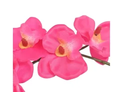 Planta artificial con maceta Orquídea 30 cm Roja