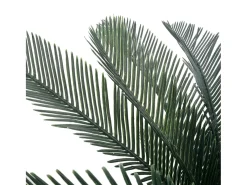 Planta artificial con maceta Cycas Palm Green 125 cm