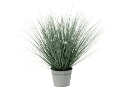 Planta artificial de plástico con maceta verde de 70 cm