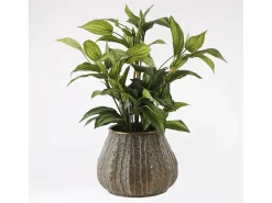 Planta artificial de Poliéster y terracota - 65 x Ø40 - Verde - HOSTA