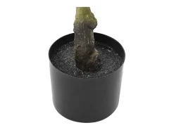 Planta artificial Ficus 30 hojas verde 125 cm