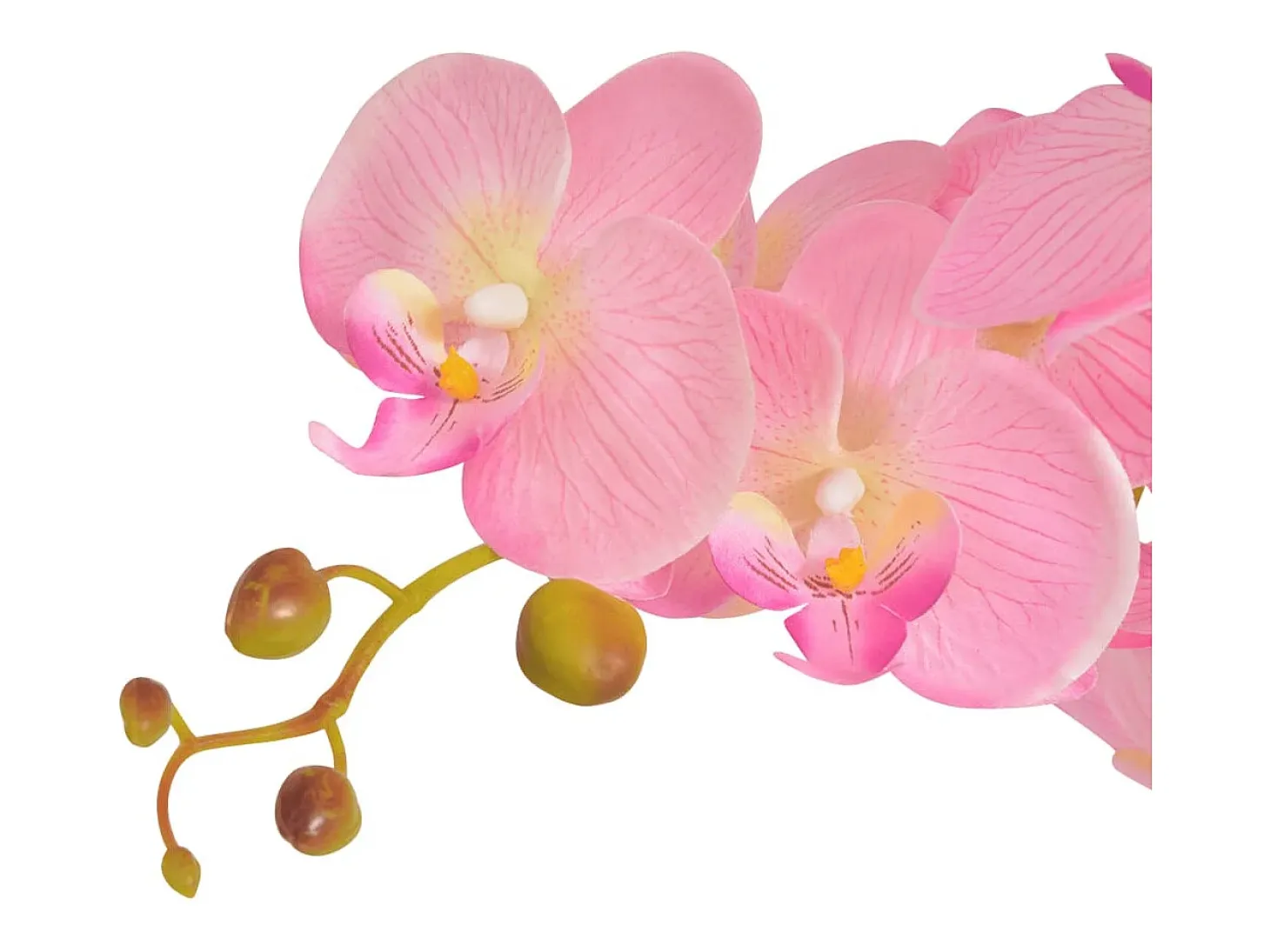 Planta artificial orquídea con macetero 65 cm rosa ES774128