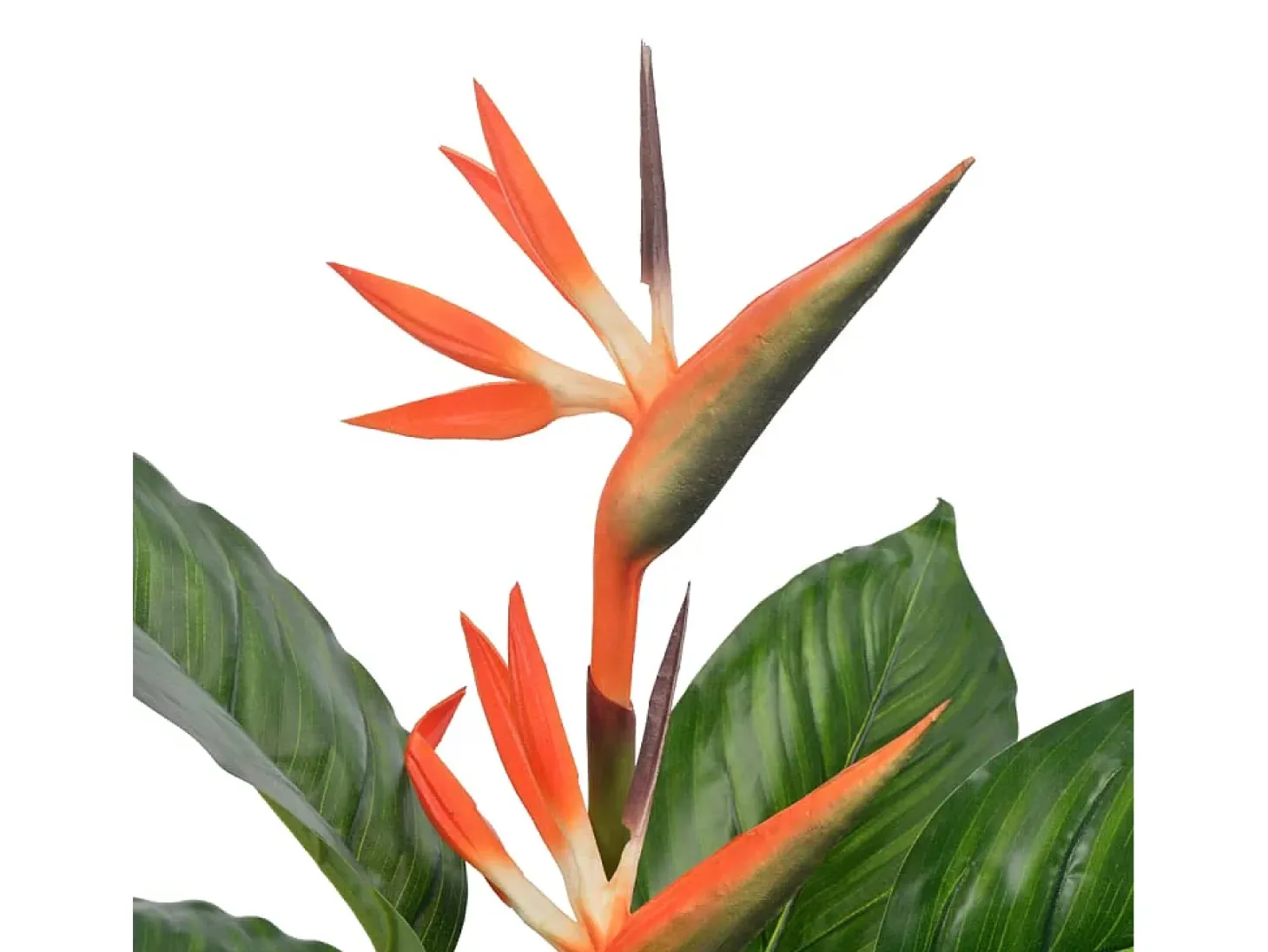 Planta artificial Strelitzia con maceta roja 100 cm