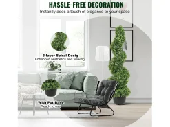 Planta Artificial, SucceBuy Árbol Topiario Artificial de 90 cm, Hoja Reemplazable, Decoración del Hogar