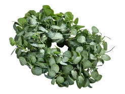 Planta Artificial, SucceBuy Corona Artificial de 66,04 cm, Hojas de Eucalipto Verde, para todo el Año