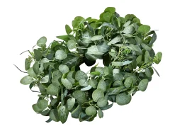 Planta Artificial, SucceBuy Corona Artificial de 66,04 cm, Hojas de Eucalipto Verde, para todo el Año