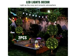 Planta Artificial, SucceBuy Árbol Topiario Artificial de 120 cm, Planta Decorativa con Hojas Reemplazables