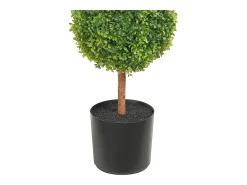 Planta Artificial, SucceBuy Árbol Topiario Artificial de 120 cm, Planta Decorativa con Hojas Reemplazables