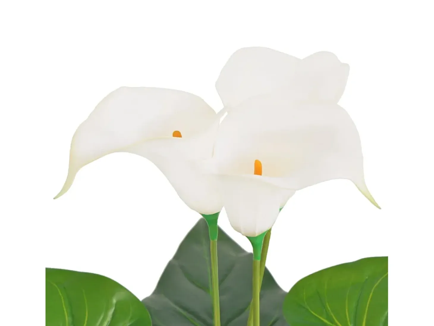 Planta cala lilly artificial con macetero 45 cm blanca ES695385