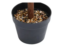 Planta de boj artificial forma de bola con maceta verde 90 cm ES405993