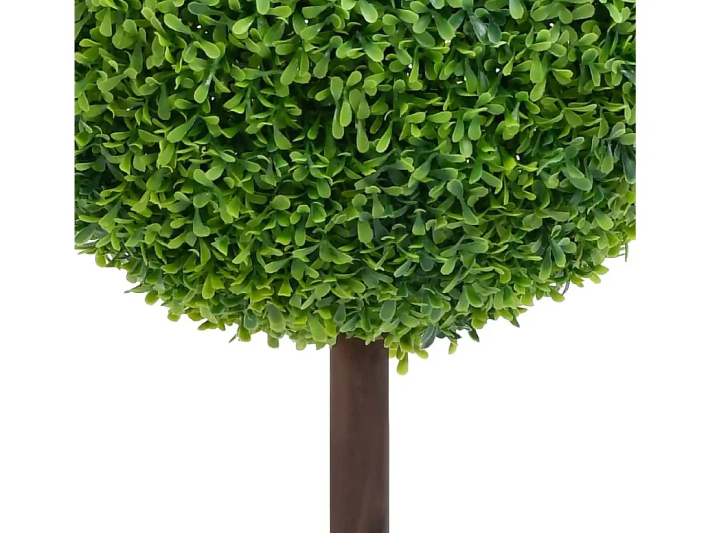Planta de boj artificial forma de bola con maceta verde 71 cm ES387314