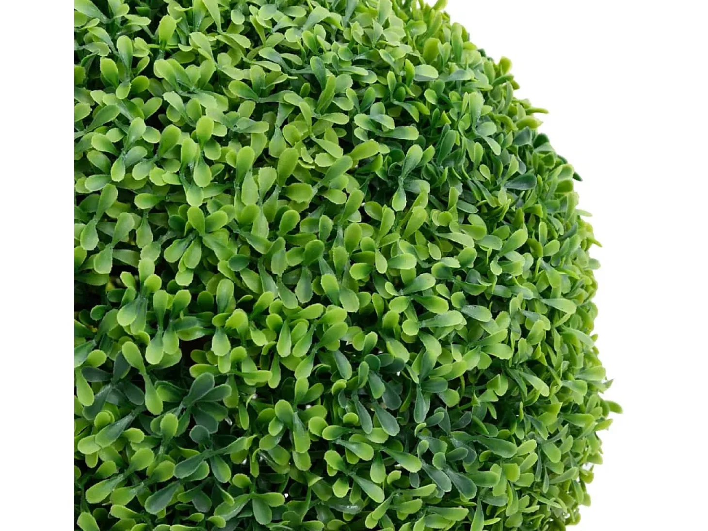 Planta de boj artificial forma de bola con maceta verde 71 cm ES387314