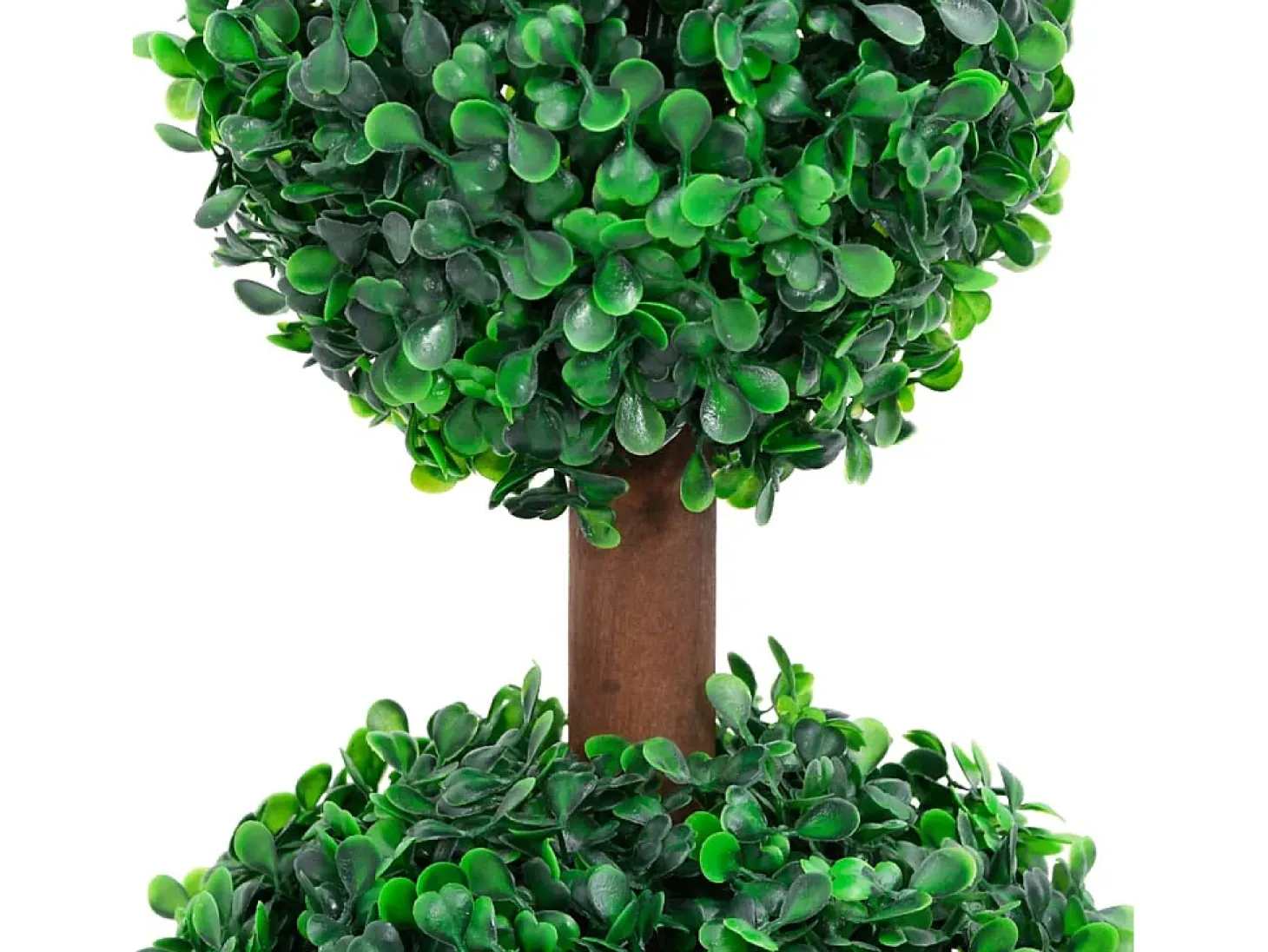 Planta de boj artificial forma de bola con maceta verde 60 cm ES682530