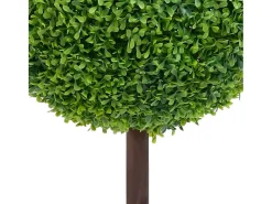Planta de boj artificial con maceta forma esférica verde 50 cm
