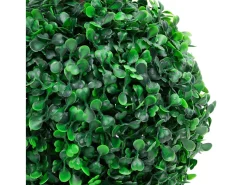Planta de boj artificial con maceta forma esférica verde 60 cm