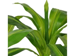 Planta de drácena artificial con maceta 100 cm verde ES223240