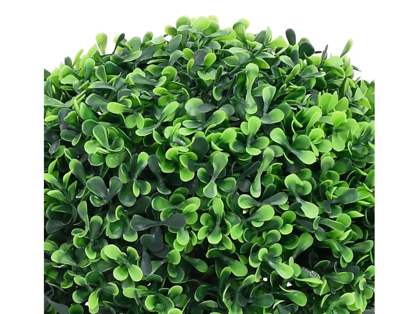 Plantas de boj artificial 2 uds forma bola maceta verde 27 cm ES510725