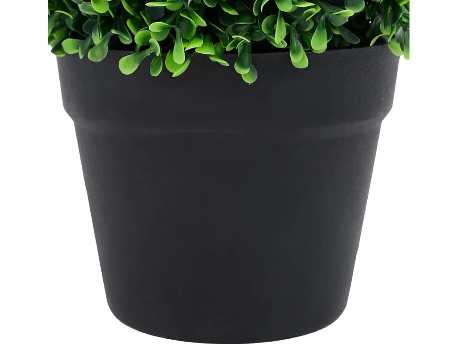 Plantas de boj artificial 2 uds forma bola maceta verde 32 cm ES198394