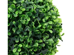 Plantas de boj artificial 2 uds forma bola maceta verde 32 cm ES198394
