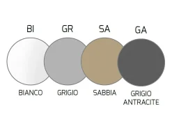 Plate Sospensione 6 Luci Bianco