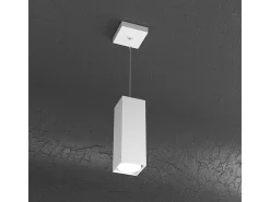Plate Sospensione Tubo H.25 1 Luce Bianco