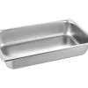 Plato, SucceBuy - Sartén Vaporera de Acero Inoxidable de 10,1 CM de Profundidad con Tapa, 13 L, Antiatasco, Paquete de 4