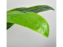 Plátano artificial de 150 cm con maceta y espuma de polietileno, color verde (17 x 17 x 150 cm)
