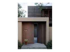 Poldina Reverso Solar L Sage - Lámpara de pie LED solar y recargable 11,7W - Lámpara de pie para exterior e interior H.156cm