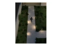 POPA - Foco solar blanco de 100 cm y 4000 K para jardín Beneito Faure