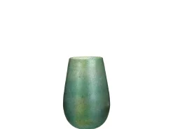 Portavelas de Vidrio Verde 175x175x265cm