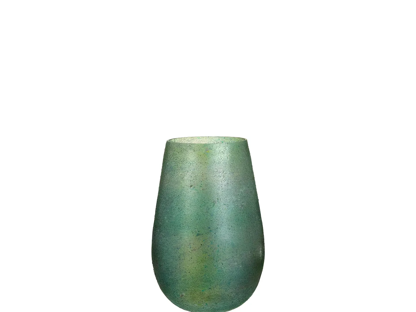 Portavelas de Vidrio Verde 175x175x265cm