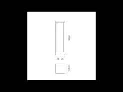 Poste para Jardín - Poste LED para Fijar al Suelo - Luz Nocturna Cálida 3000K 230V 15W 1590lm Azafrán - Corten