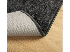 Prolenta Premium - Alfombra pelo largo aspecto brillante ISTAN antracita 240x340cm