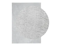 Prolenta Premium - Alfombra de pelo corto suave lavable HUARTE gris 160x230 cm