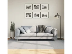 Prolenta Premium - Alfombra de pelo corto suave lavable HUARTE gris 160x230 cm