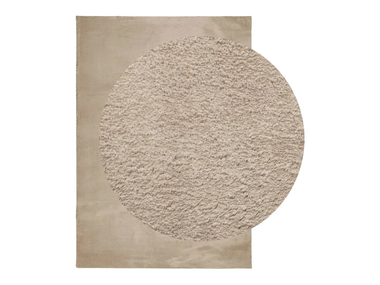 Prolenta Premium - Alfombra de pelo corto suave lavable HUARTE arena 140x200 cm