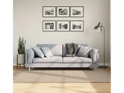 Prolenta Premium - Alfombra de pelo corto suave lavable HUARTE arena 140x200 cm