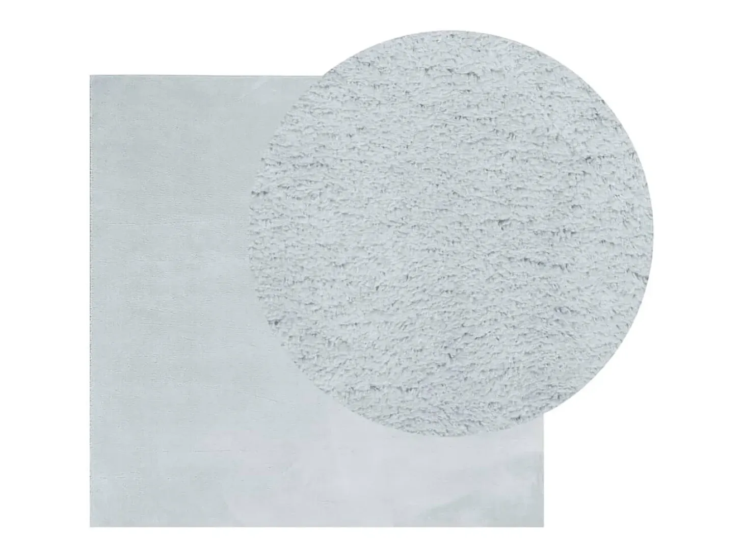 Prolenta Premium - Alfombra de pelo corto suave lavable HUARTE azul 200x200 cm