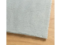 Prolenta Premium - Alfombra de pelo corto suave lavable HUARTE azul 200x200 cm