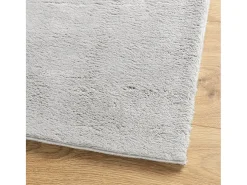 Prolenta Premium - Alfombra de pelo corto suave lavable HUARTE gris 60x110 cm