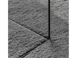 Prolenta Premium - Alfombra de pelo corto suave lavable HUARTE antracita 200x280cm