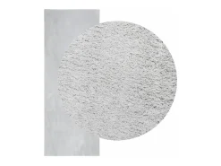 Prolenta Premium - Alfombra de pelo corto suave lavable HUARTE gris 80x200 cm